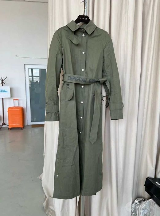 Тренч Christian Dior Premium / Женский длинный плащ Диор (размер S-M)