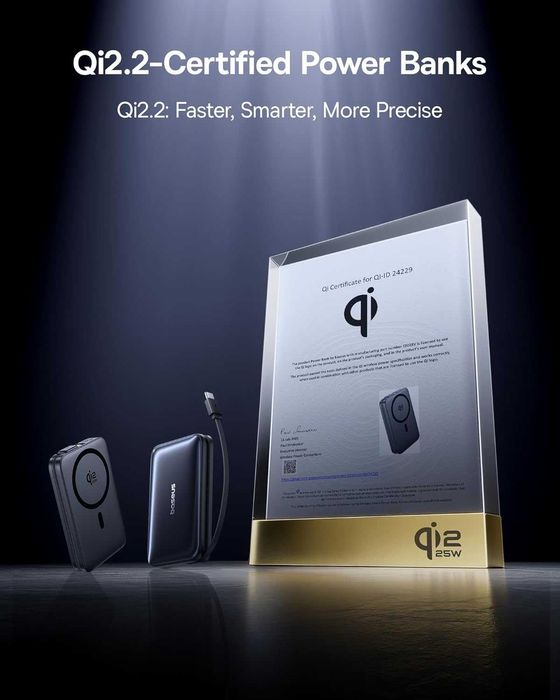 Външна батерия Baseus Picogo Magsafe, 10000mAh Qi2.2 сертифицирана