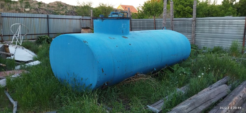 Бочка для воды металлическая