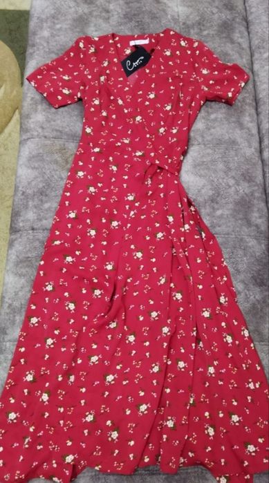 Красное платье на запах