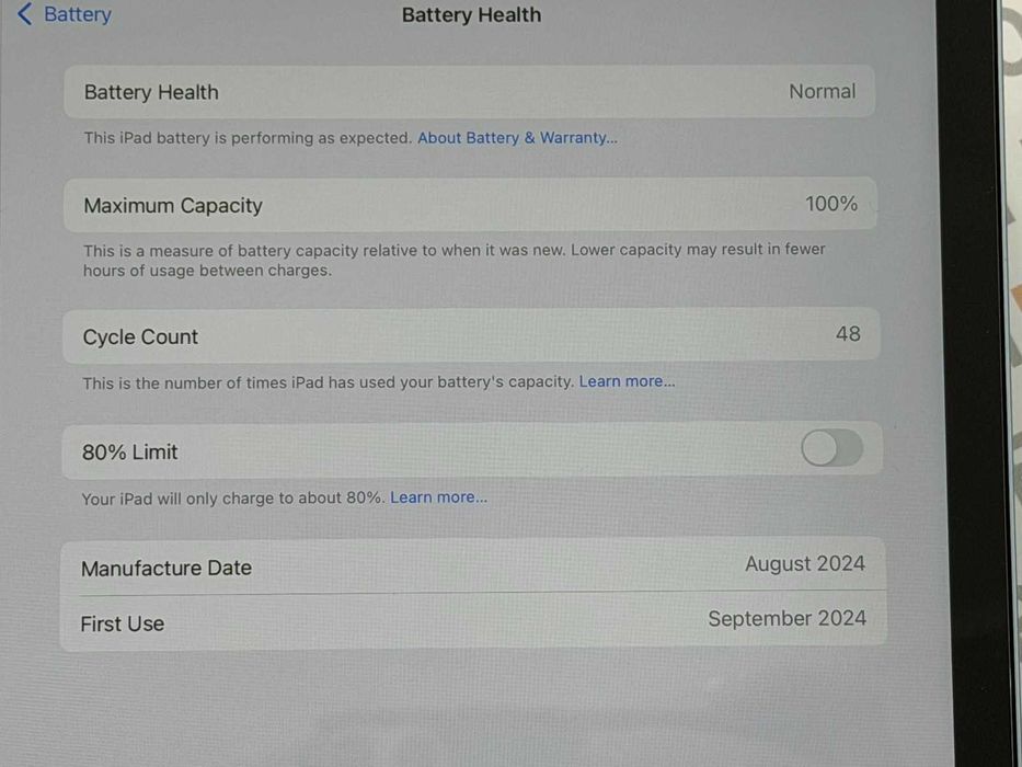 Гаранция! Apple iPad Air 11 M2 2024 128GB-100% BH