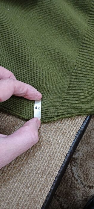 Vestă kaki MApN RSR din lână – mărime reală 44–46 (etichetă 48)