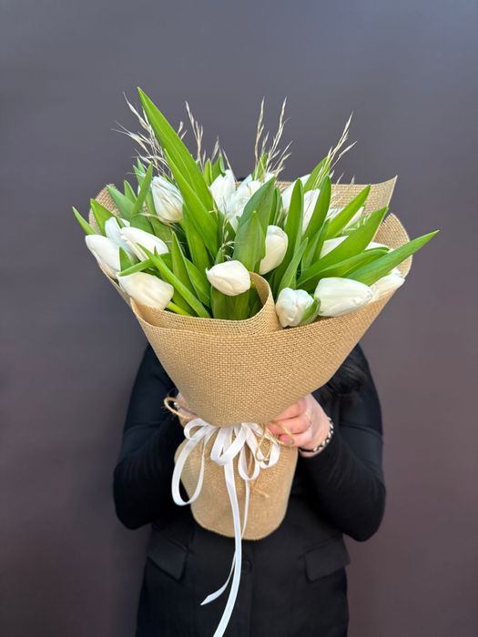 Букет тюльпанов - 25 штук