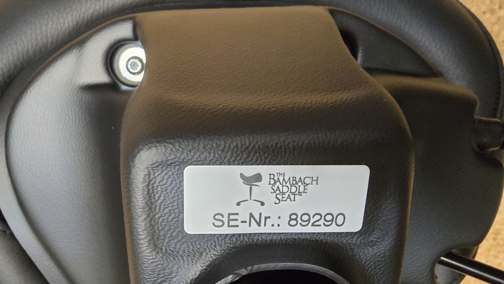 Стул-седло Bambach кожаное