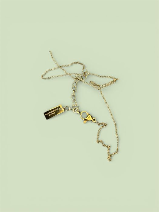 Colier ysl placat cu aur