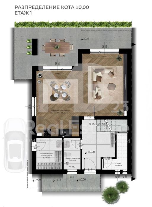 Къща в Пловдив, област- площ 191 цена 219650