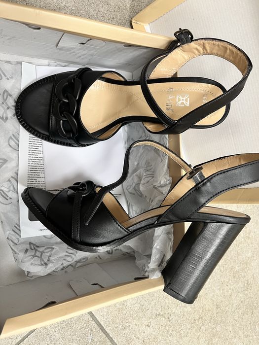 Gianni нови сандали естествена кожа 39