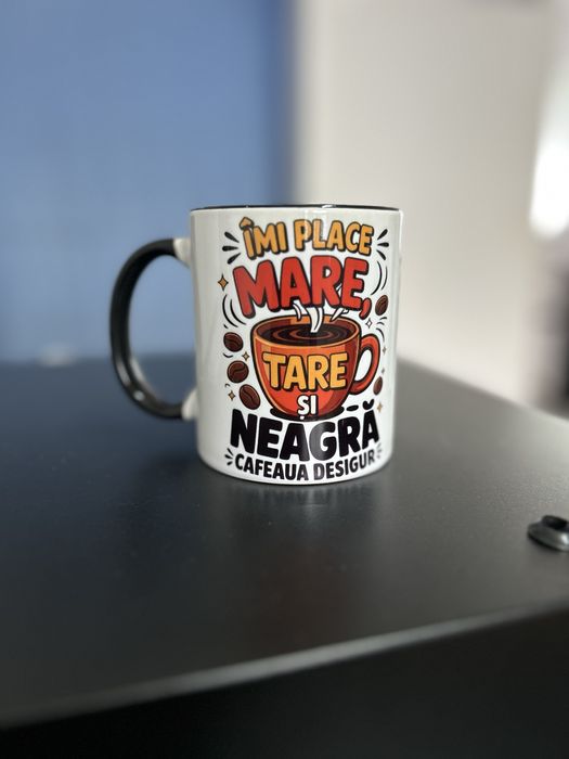 Cana cu mesaj pentru cafea