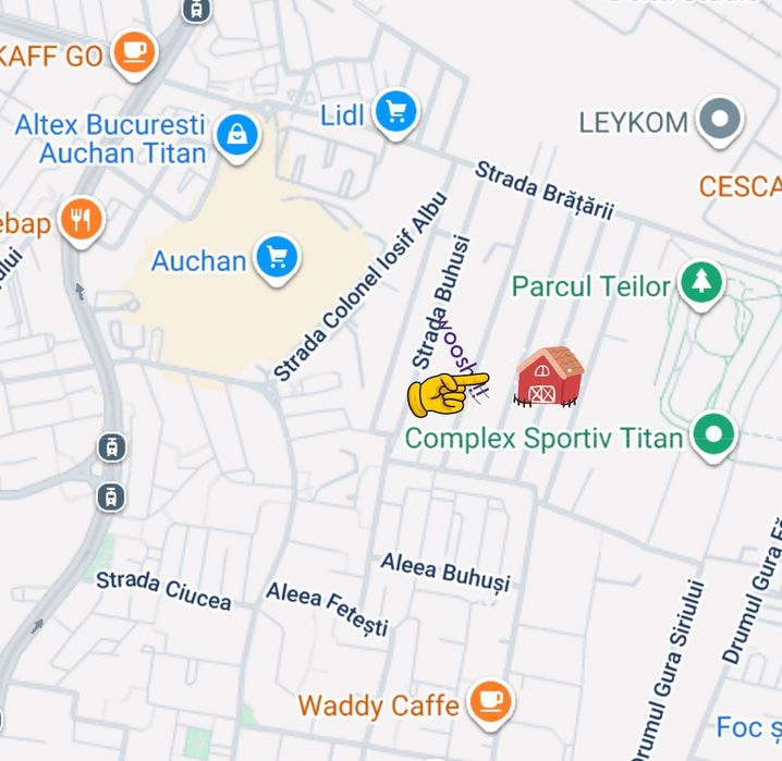 Vând teren în spate la Auchan Titan cu Autorizație de construire