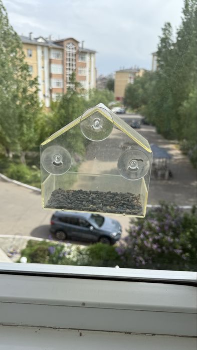 Кормушка для птичек на окно