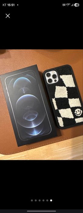 iPhone 12pro xotira-128GB emkost-77% hamma joyi radnoy karobka dok ful