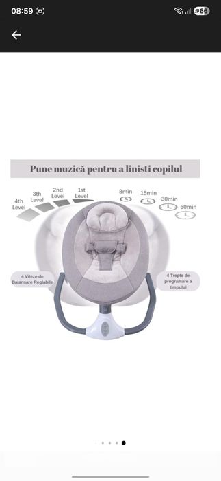 Leagăn electric nefolosit