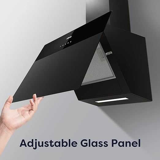 CIARRA CBCF6736H Hotă înclinată 60 cm 650m³/h - Clasa A++ - Filtru de carbon inclus
