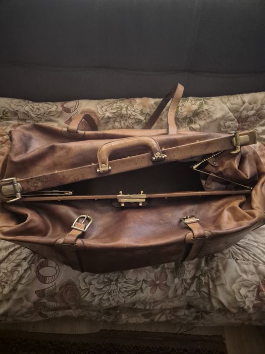 Geanta de voiaj din piele naturala  toscana