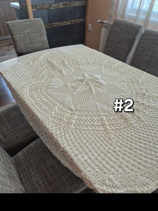 Плетени покривки на една кука