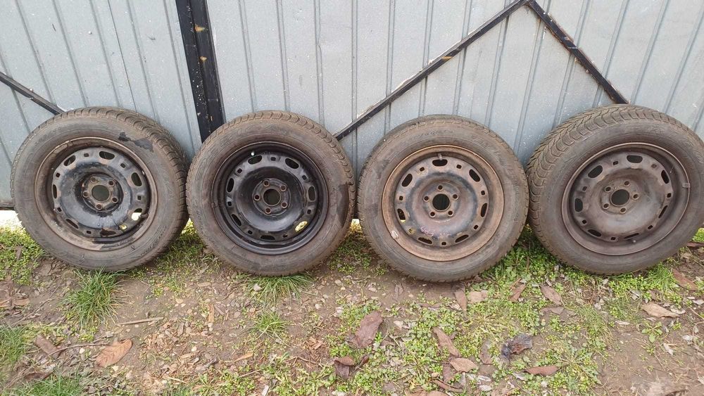 Roti anvelope vara/iarna 185/60 R14 cu jante din tabla