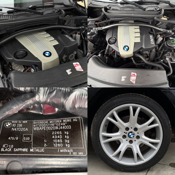 Bmw x3 2.0d 177hp M-Pachet •Distributie  Nouă•