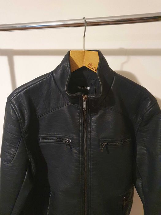 Geac Jacheta barbati  Firetrap marimea L piele ecologica