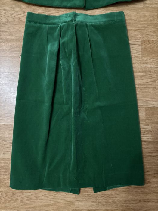 Compleu verde catifea