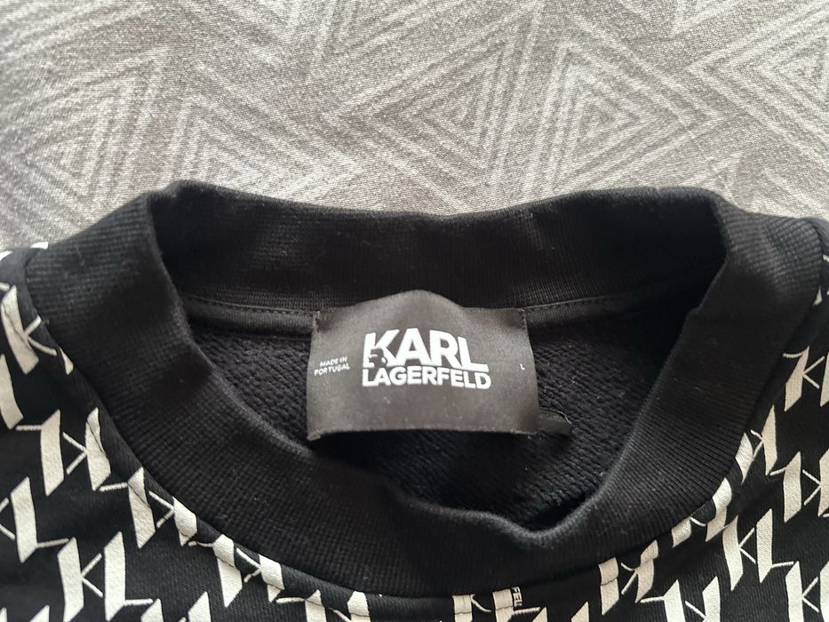 Karl Lagerfeld Ikonik All-Over Monogram Sweatshirt