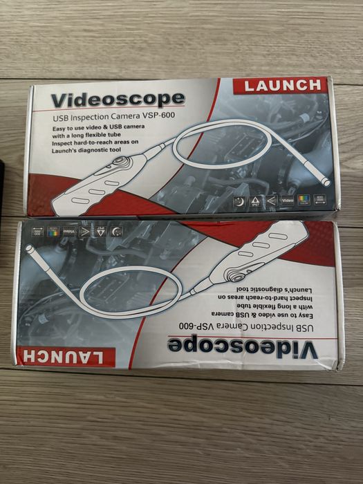 Videoscop auto Camera Launch VSP-600 + tester diagnoză Launch iOBD – profesionale