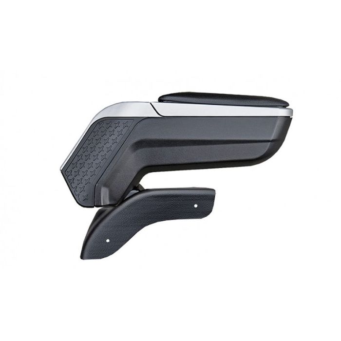 Cotiera ArmCik S4 pentru Ford Focus 2, Focus 2 facelift 2004-2010, rabatabila cu capac culisabil, Gri