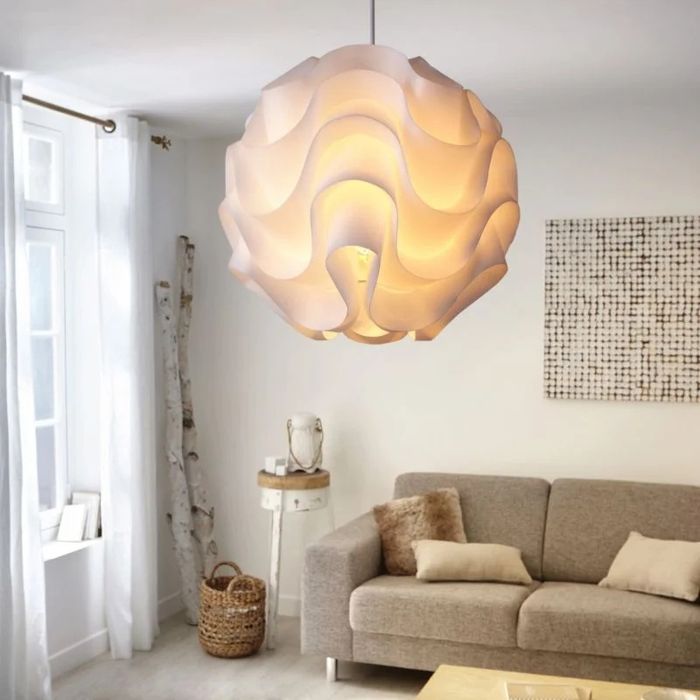 4 bucati pendul alb cu dulie E27