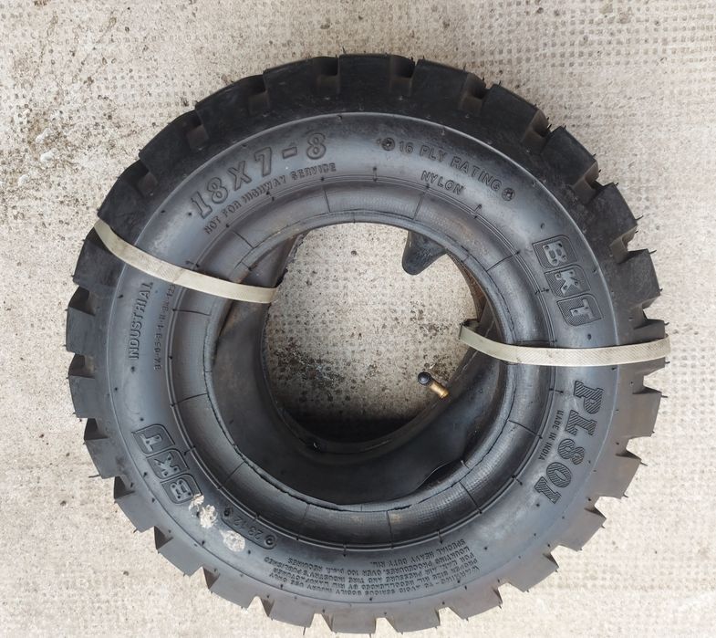 O bucată 18 x 7 - 8 16PLY BKT PL801 stivuitor