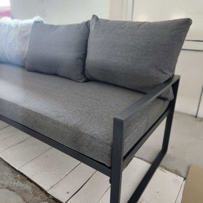 LICHIDARE STOC Set grădină metalic cu masă înaltă