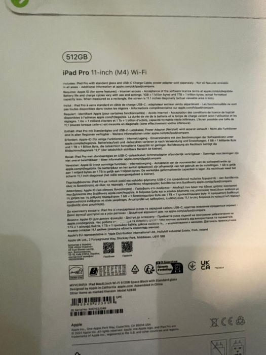 iPad 11 pro  M4 wifi