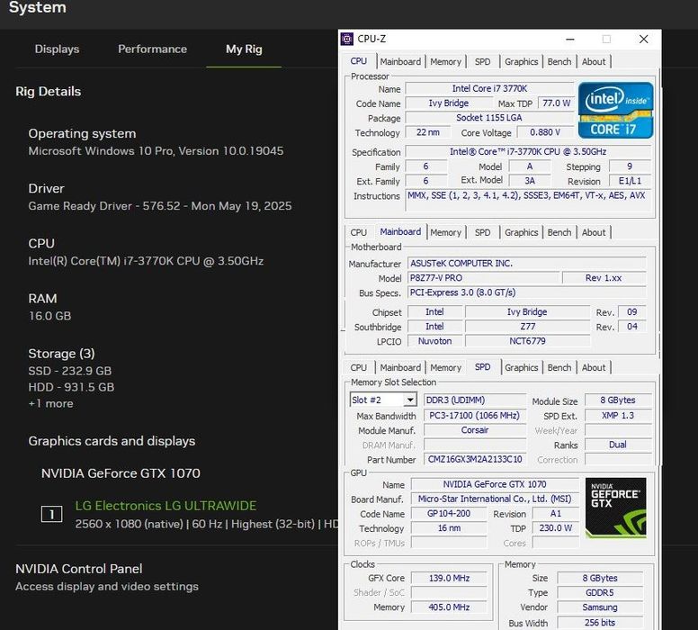 Kit Gaming i7 + cooler +mb + 16gb+ Gtx 1070
