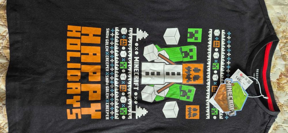 НОВА памучна тениска Minecraft