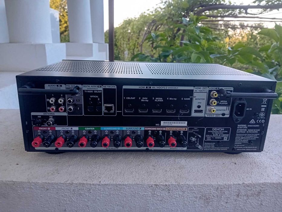 Denon AVR-X1300 Dolby Atmos, bluetooth, ca nou, telecomanda