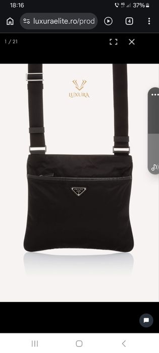 Borseta Prada barbatesca ( unisex. )