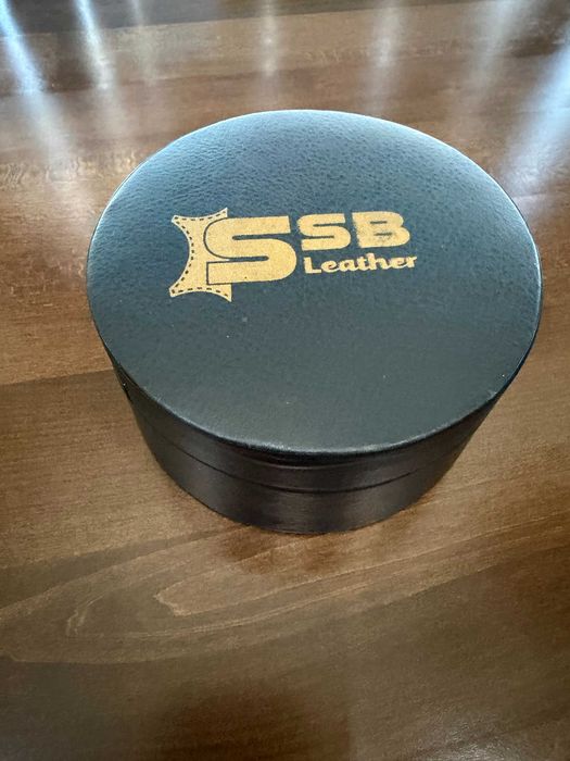 Чисто нов SSB колан от 100% естествена телешка кожа с крокодилски принт и антично кафяв цвят