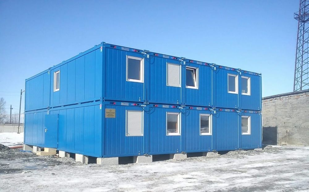 Модульное здание Вахтовый городок Бытовка Контейнер Общежитие Штаб