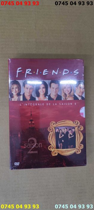 colectie FRIENDS sezonul 2 sigilate 4 dvd traduse in romana