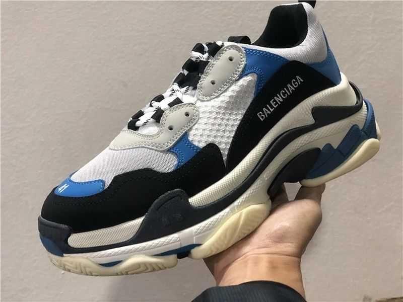 Balenciaga Triple S - Black/Cream/Dark Green