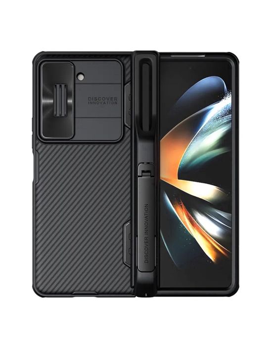 Samsung Z FOLD 4 5 Husa Nillkin Nature Camera Cover Metalic Stand