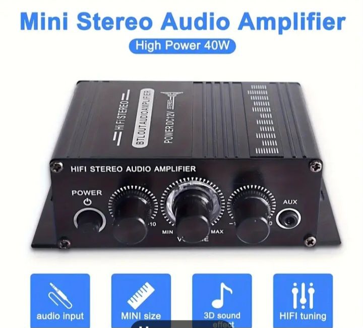 Усилвател 12v -2x100 ВАТА