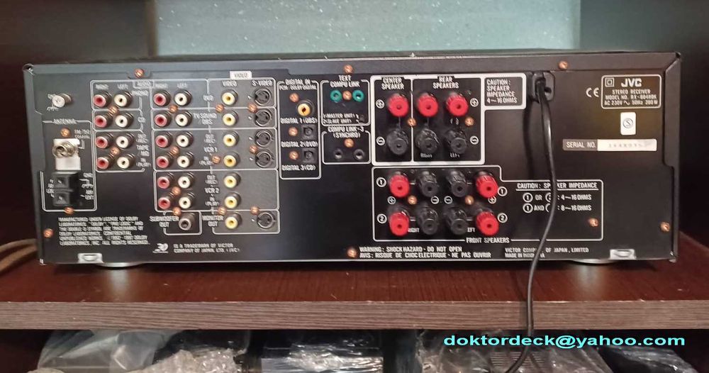 receiver JVC RX-884RBX cu tel. originala