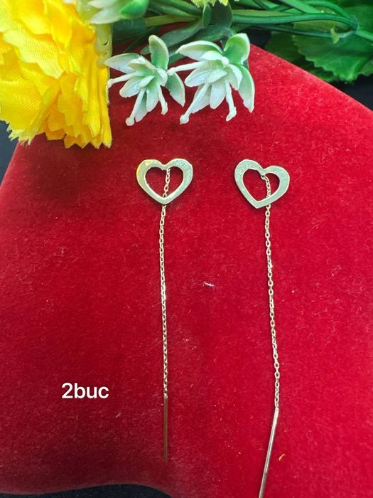 Cercei aur pe stoc 14k