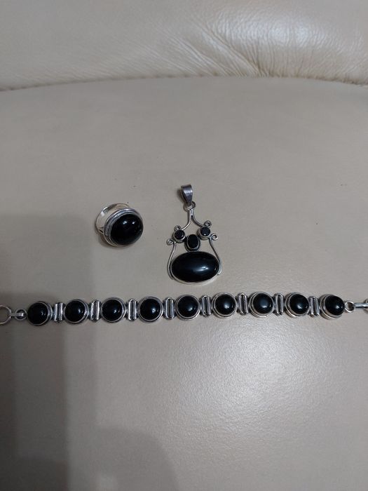 Set superb din argint 925 și onix