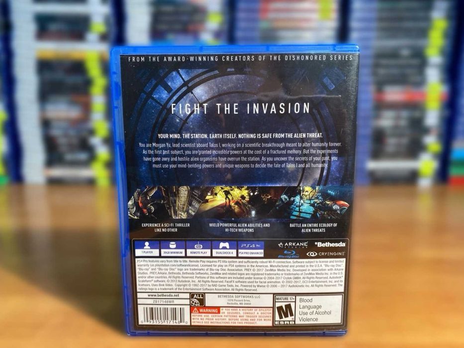 PREY PS4/PS5 Большой Выбор Дисков