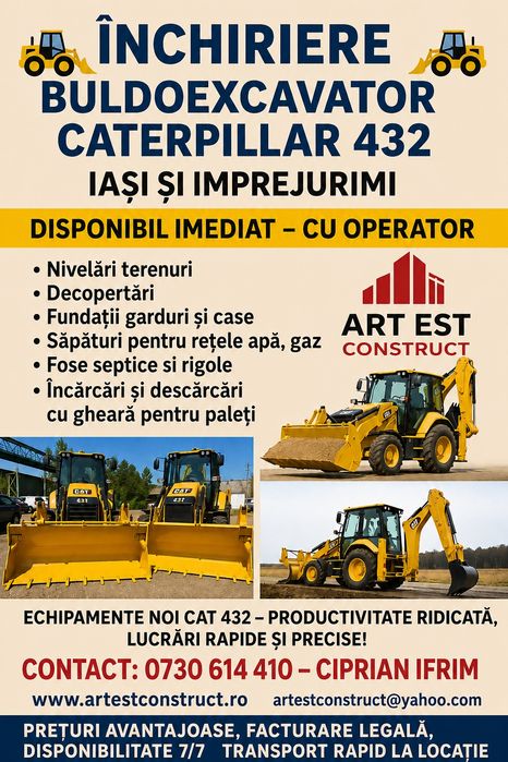 Inchiriez Buldoexcavator