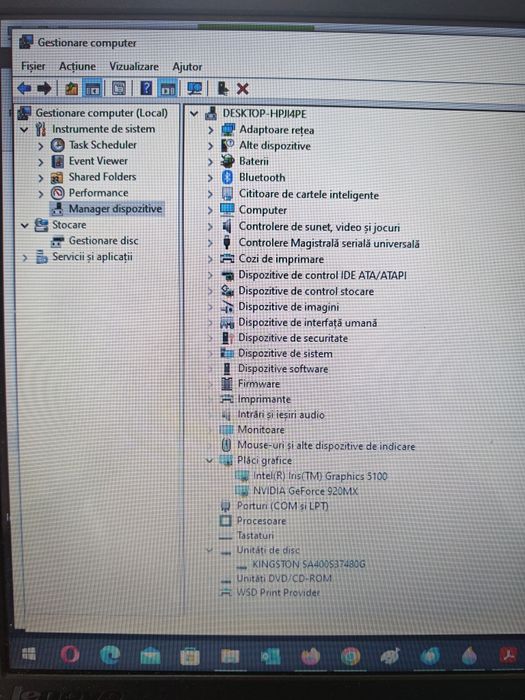 Laptop Lenovo procesor I5, SSD