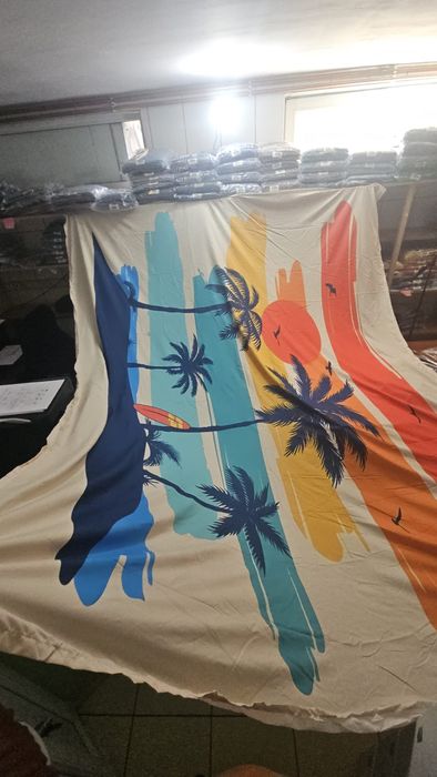Prosop impermeabil plaja/picnic mare 235x300 cm, nou