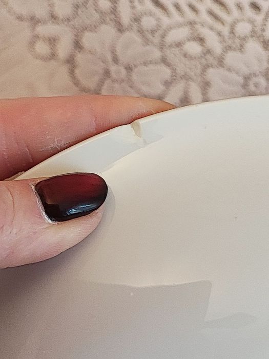 Винтаж: тарелка Конаково и большая салатница Айзенберг ( с утратами)