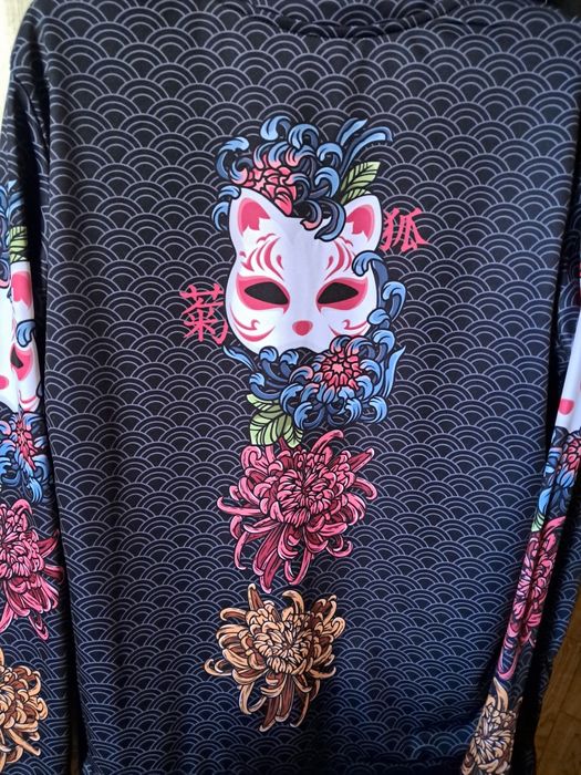 Кофты  с принтом с длинным рукавом