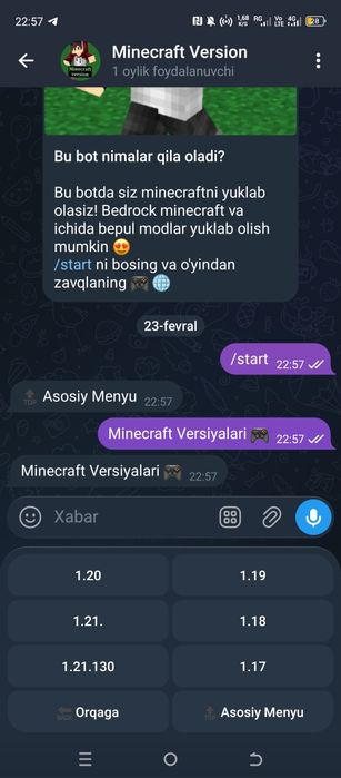 Telegram Bot Yangi Professional